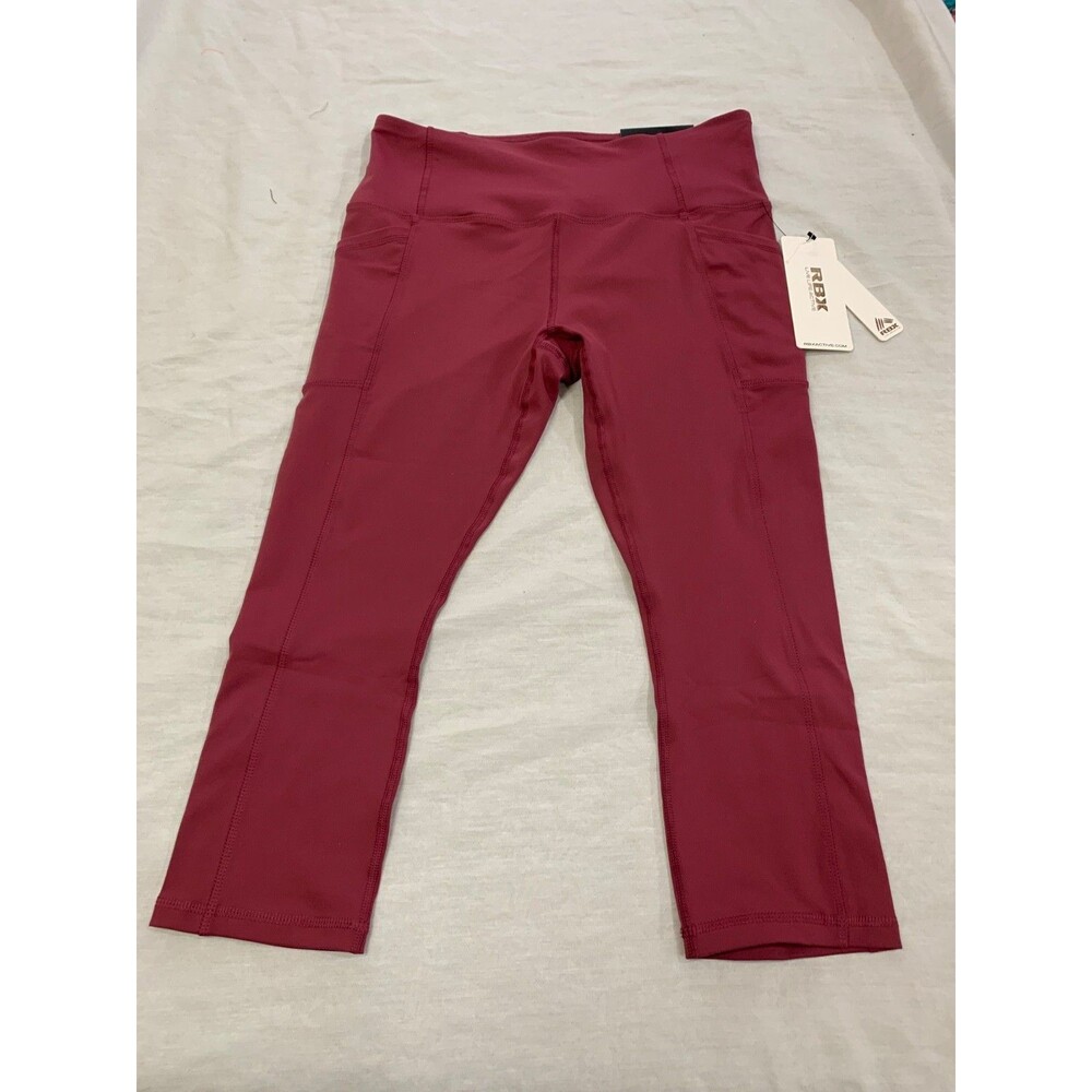NWT RBX WOMENS ATHLETIC YOGA CAPRI LENGTH LEGGING SIZE L